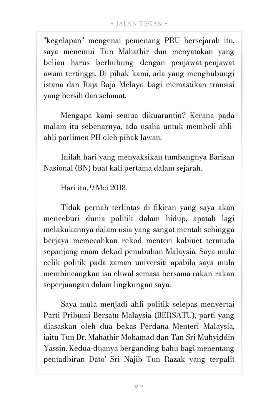 Jalan Tegak - YB Syed Saddiq